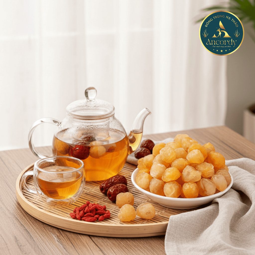Long Nhãn Sấy Khô Hưng Yên Thượng Hạng, Cùi Dày, Dẻo, Thơm Không Chất Bảo Quản Ancordy